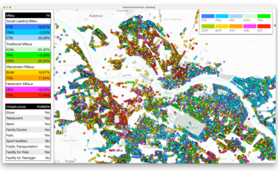 Modellierung optimaler Profile von Stadtvierteln als Grundlage für CRE-Entwicklungsstrategien